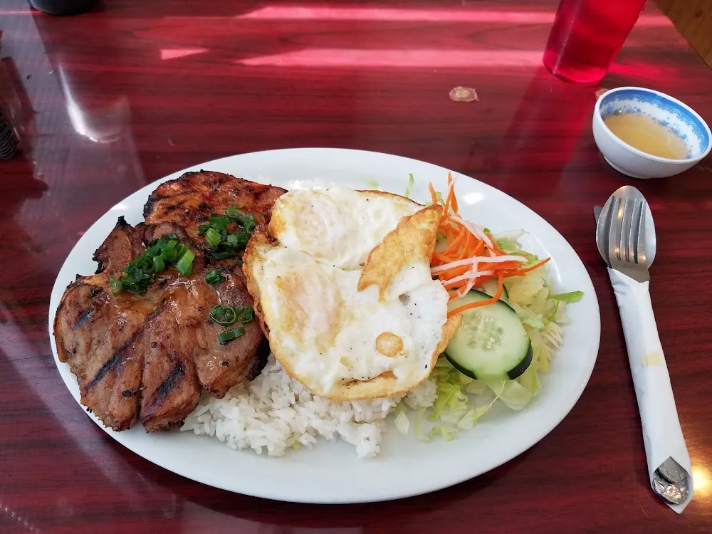 Pork Chop and Fried Egg